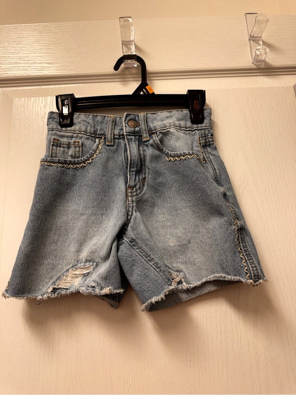 wonder nation Light Blue Distressed Denim Shorts